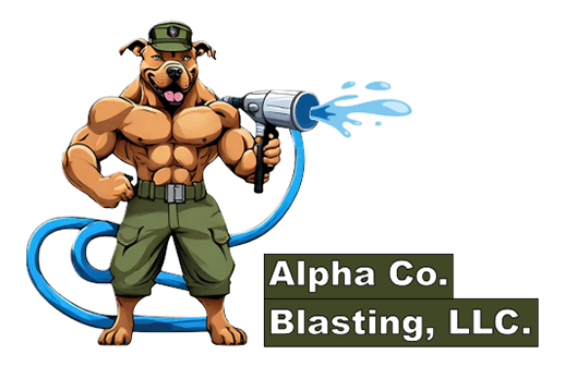 Alpha Co. Blasting Logo